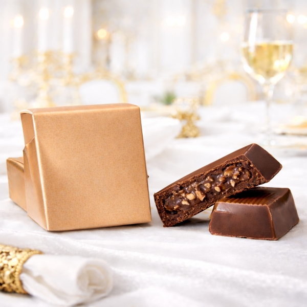 Lee Choco Hazelnut-500g Belgian Chocolate With Hazelnut Filling 