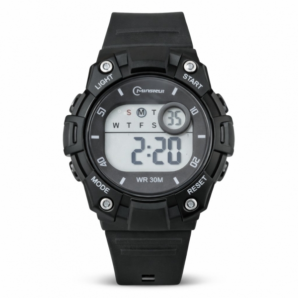 GULFQUALITY 海湾品质 Sports Digital Watch Black For Kids