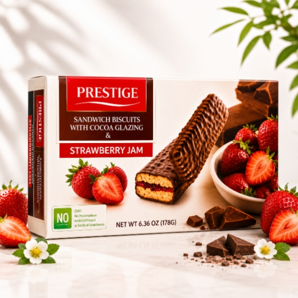Prestige Eupore 🇪🇺 Sandwich Strawberry 178gm
