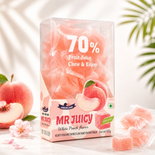 Americano Mr Juicy White Peach 100 gm
