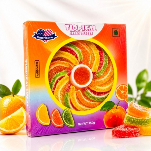 Americano Tiopical Jelly Slices 150 gm