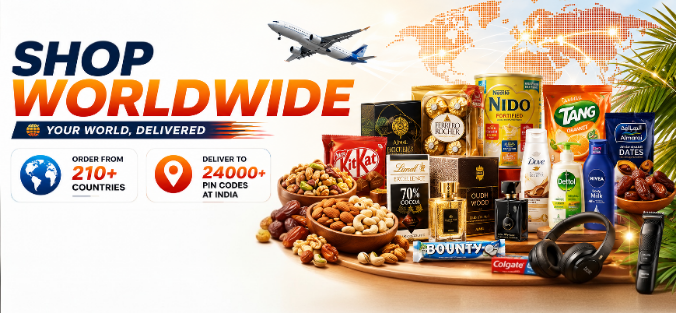 Delivering premium foreign products all over India