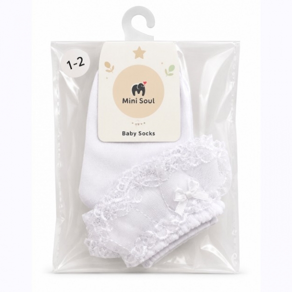 GULFQUALITY  Baby socks white