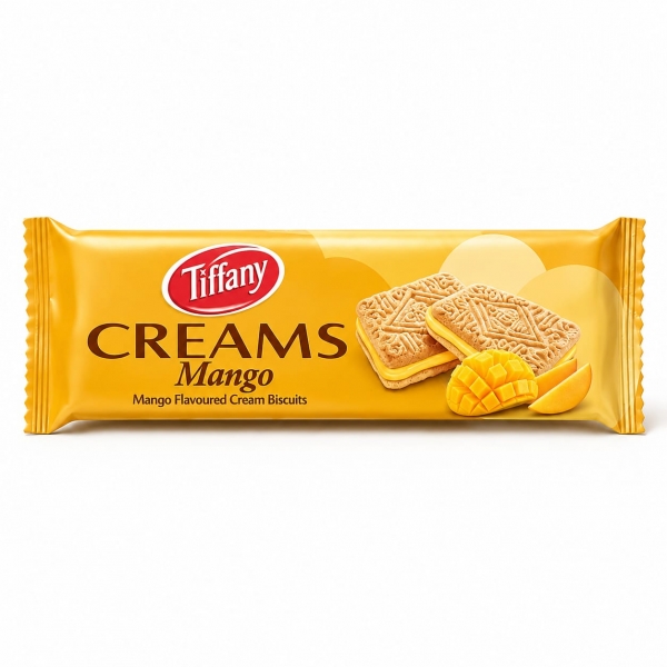 TIFFANY  Tiffany Mango flavoured cream biscuits 80g